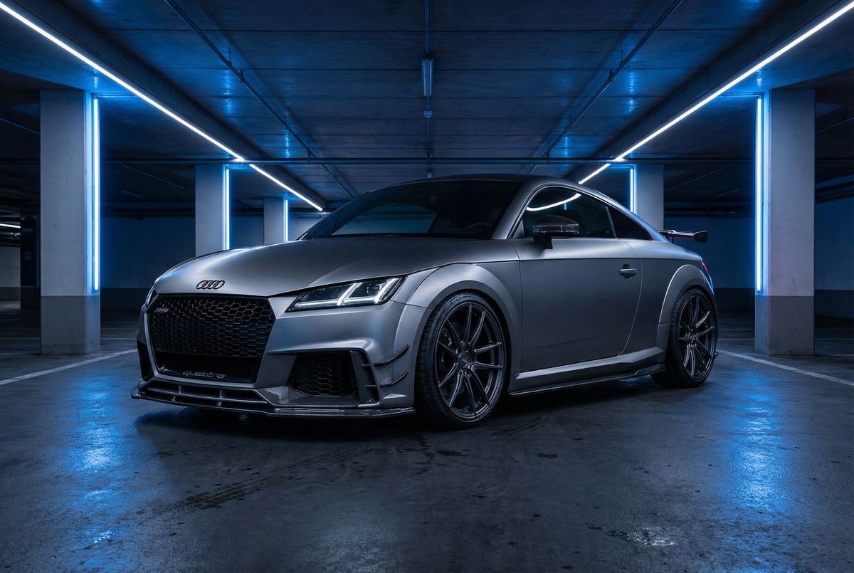 新草榴奥迪TT RS宽体改装视频