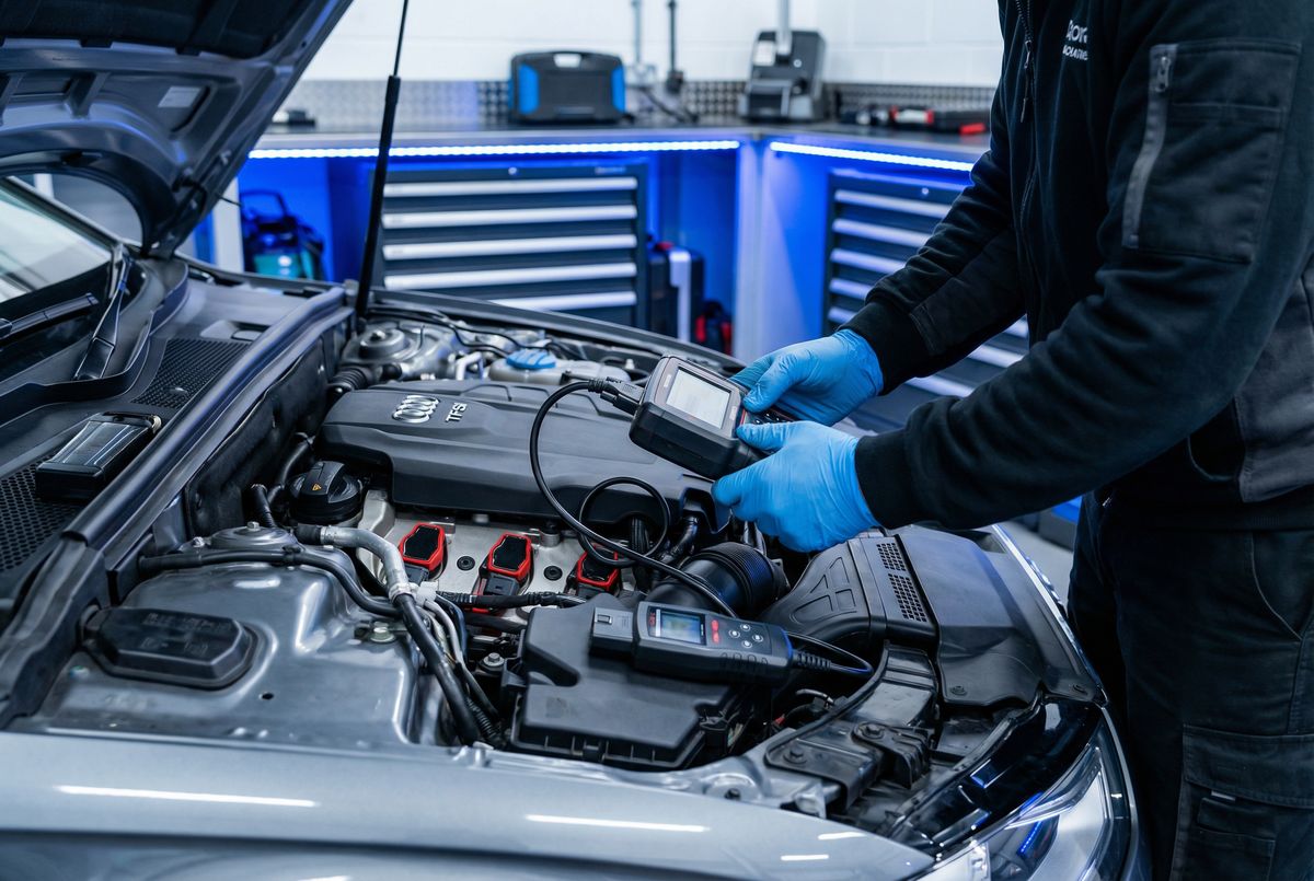 新草榴奥迪A4发动机检修视频教程