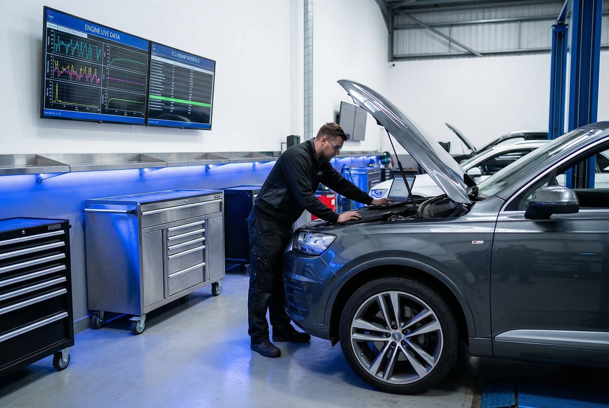 新草榴奥迪Q7 ECU调校视频